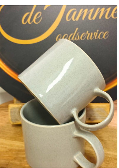 Beker lichtblauw grijs 2 stuks